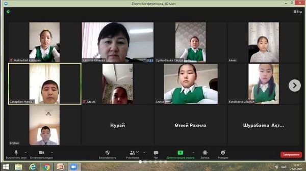 4 "Ә" сынып оқушыларының қатысуымен "Логикалық математика" үйірме сабағы бойынша үлгілі сабақ өткізілді.
