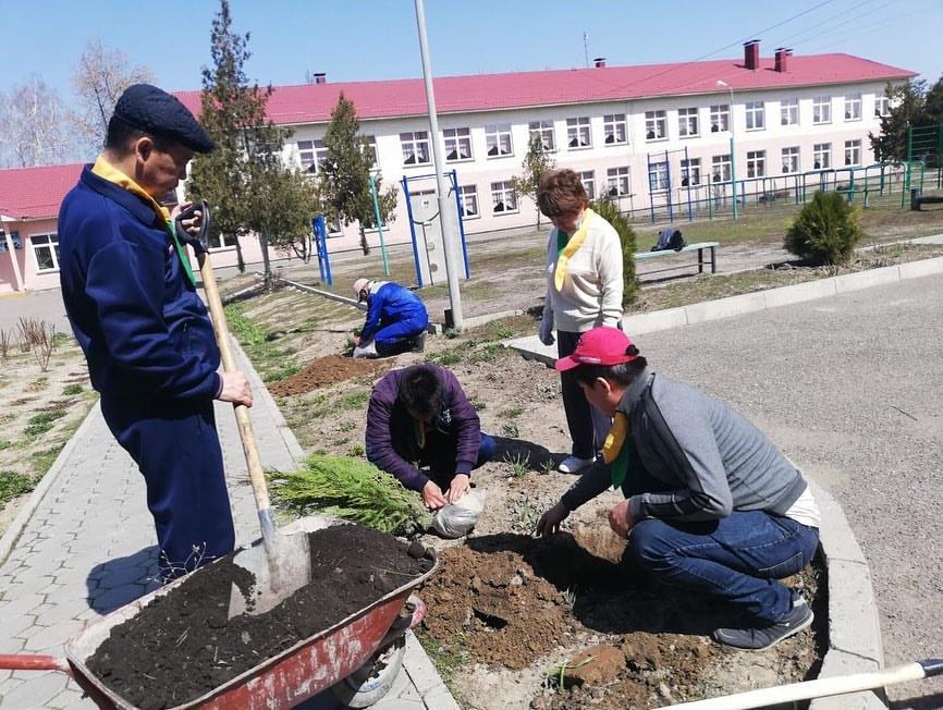 Көгалдандыру жұмыстары жүргізілді
