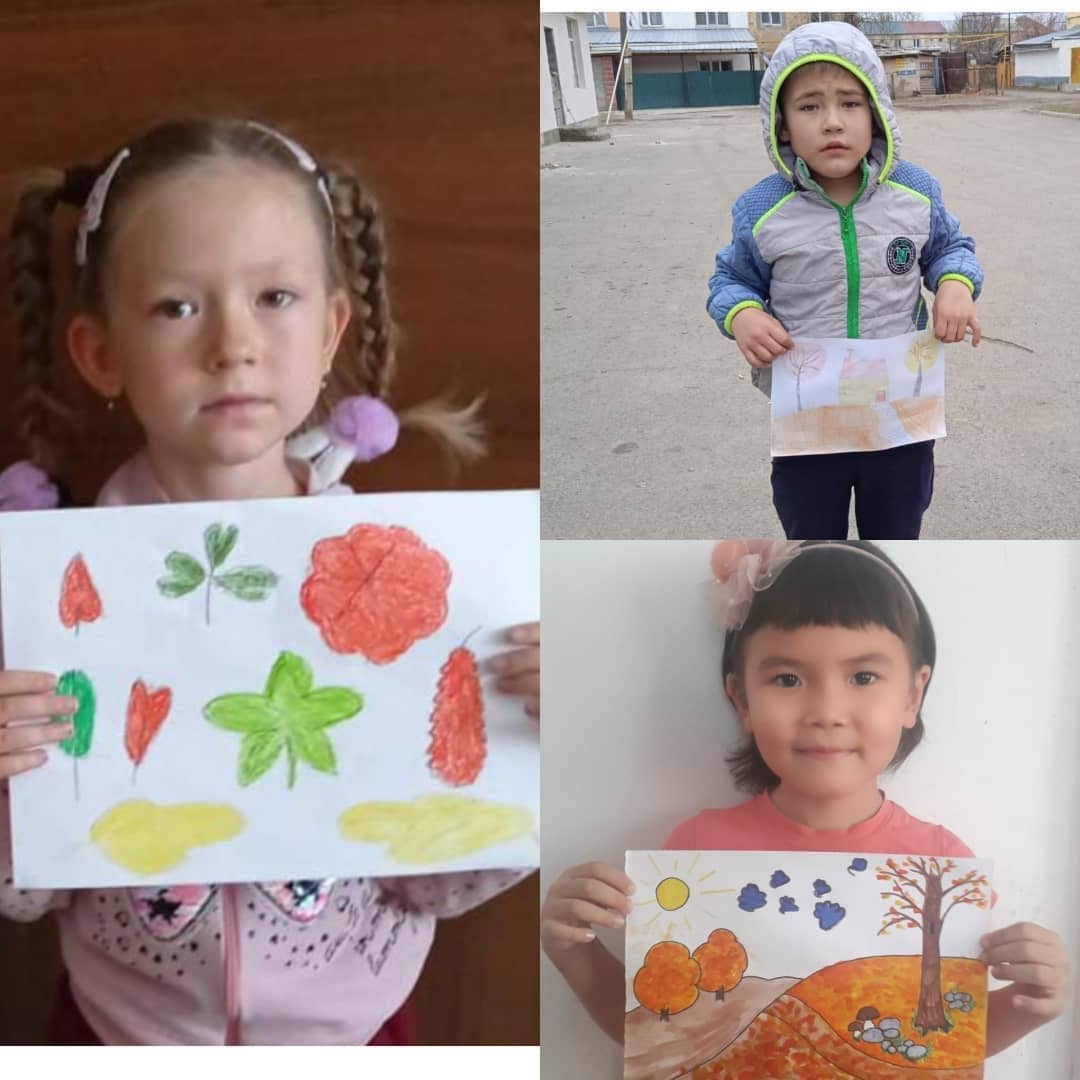 Краски - осени" атты тақырыпта суреттер көрмесі ұйымдастырылды.