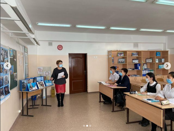 “Мой президент” тақырыбында Менесбаева Ш.А тәрбие сағатын өткізді.