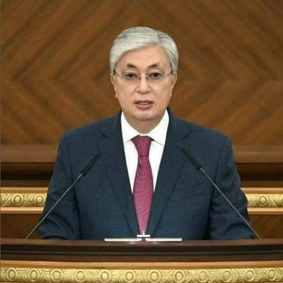 Қазақстан Республикасының Президенті Қасым-Жомарт Кемелұлы Тоқаев Парламент палаталарының бірлескен отырысында Қазақстан халқына Жолдауында