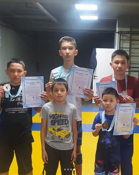 “Еркін күрестен” аудандық ашық біріншілігінің жеңімпаздары